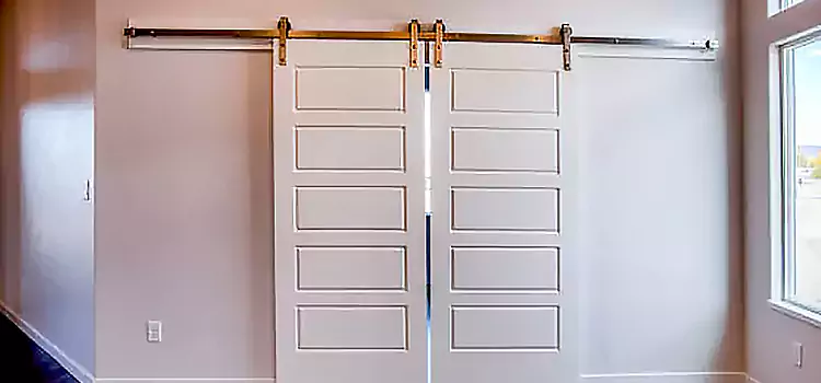 Glass Barn Door with Installation Hardware Kit Amarillo